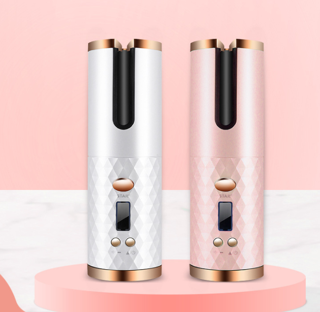 Cordless Rotating Hair Curler